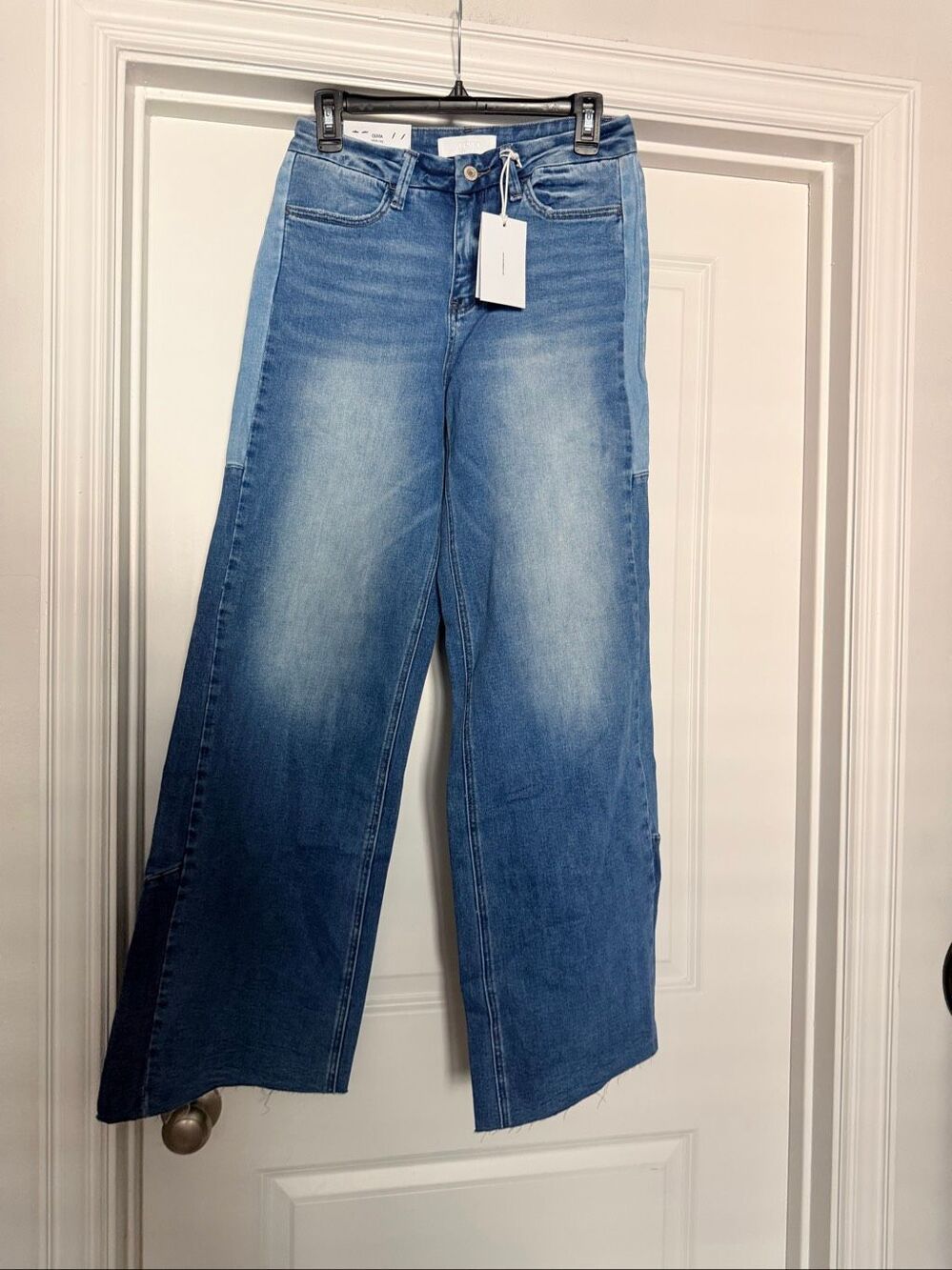 Vervet Olivia Blue High Rise Wide Leg Denim Jeans Womens Pants Size 28 NWT